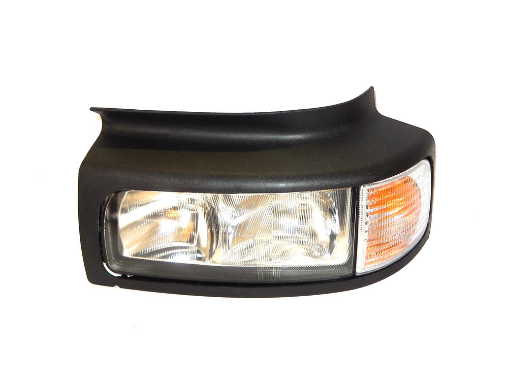 HeadLamp Head Light L/H Left Hand  –  With Rim& Park Lamp  –  Electric  –  To Suit Renault Premium / Mack Quantum (99-06)