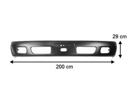 Front Bumper Bar  –  Steel  –  Wide Cab  –  To Suit Toyota Dyna Hino Dutro XZU4 (00-11)