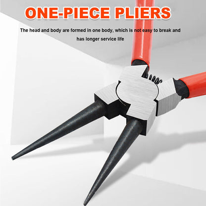 4-Piece 7" Circlip Pliers Internal External Bent Straight Snap Ring Tool Set