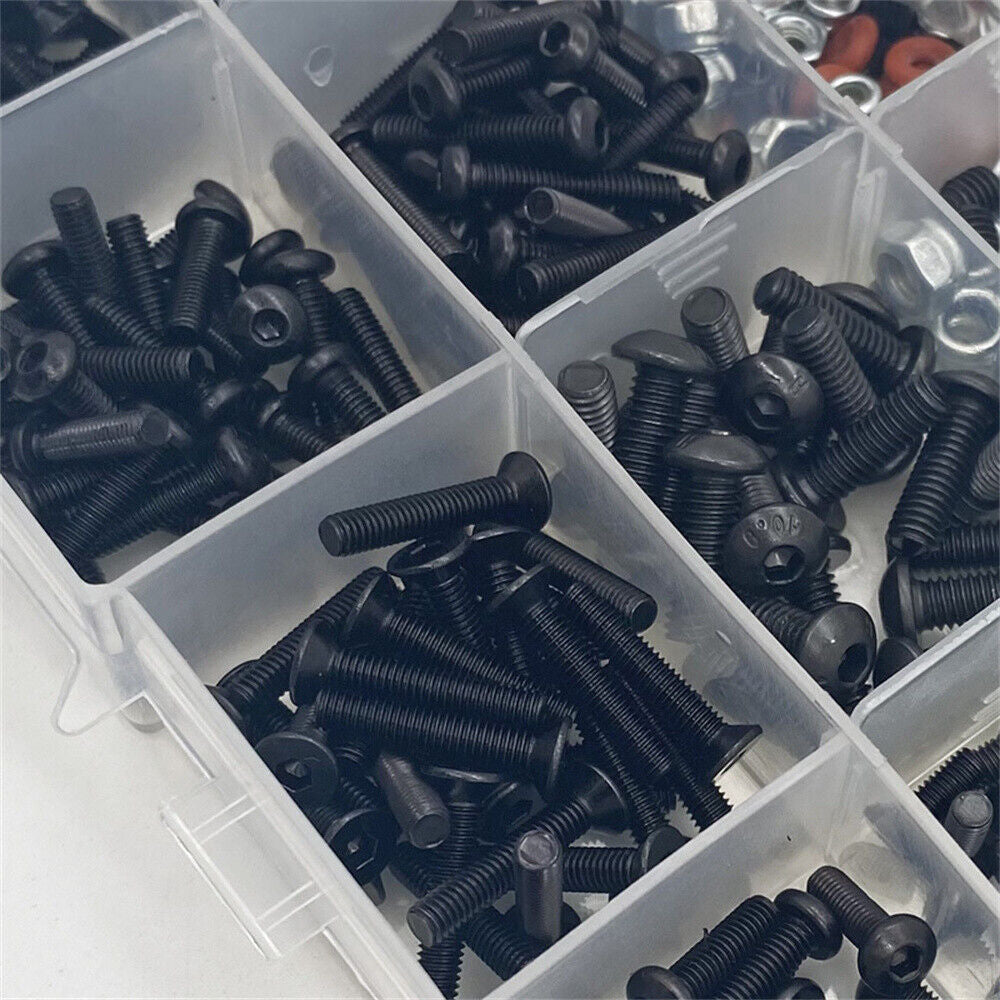 520Pcs/Set RC Screws Box Repair Tool Kit for HSP 1/10 RC Car DIY Accessories AU