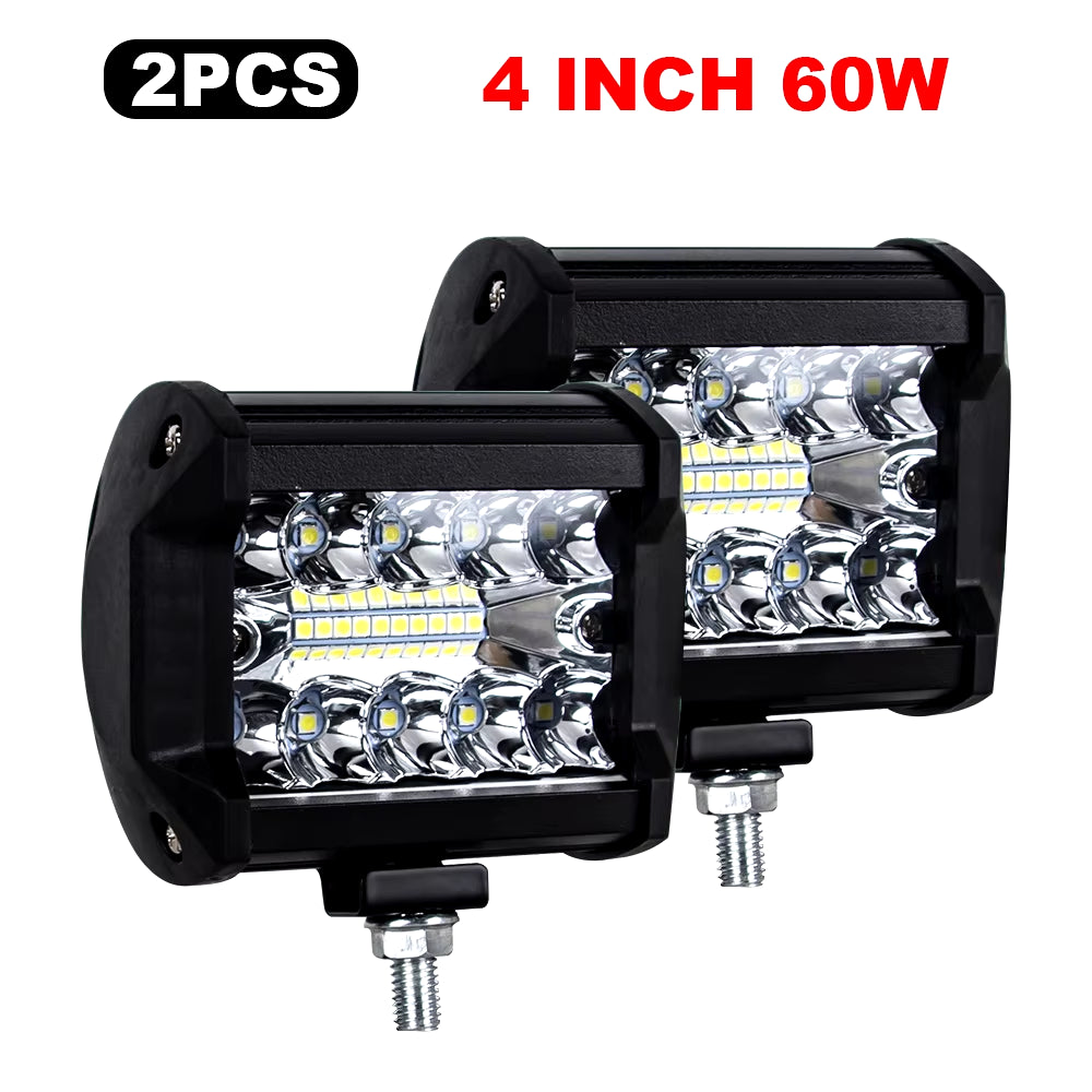 12V 24V LED Bar Offroad Spot Flood Combo LED Light Bar/Work Light for Truck Car SUV 4WD 4X4 Boat ATV Barra LED Headlights