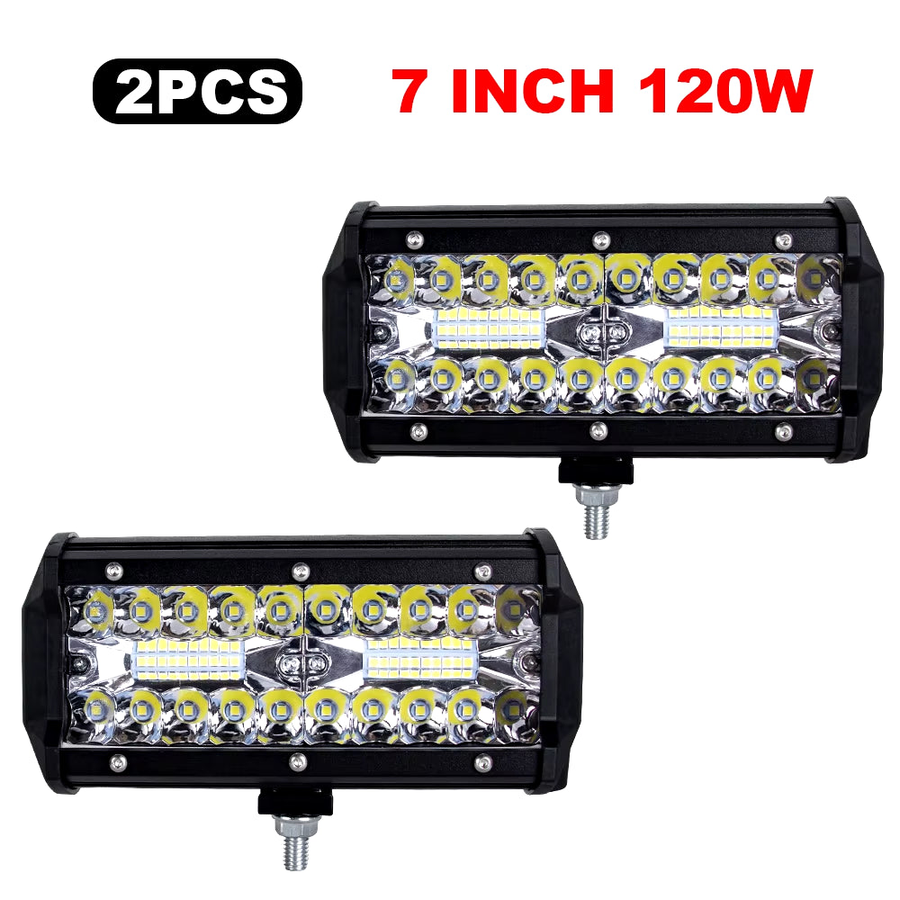 12V 24V LED Bar Offroad Spot Flood Combo LED Light Bar/Work Light for Truck Car SUV 4WD 4X4 Boat ATV Barra LED Headlights