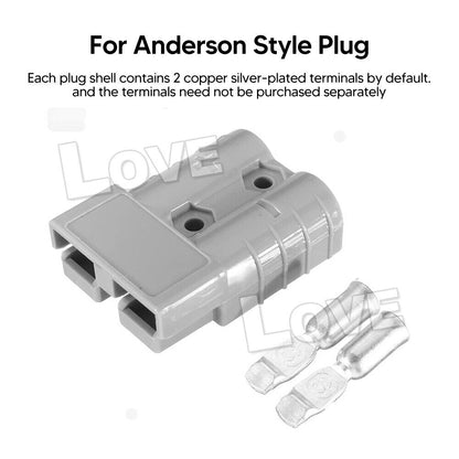 10X Anderson Style Plug Connectors 50 AMP 6AWG 12-24V DC Power Tool