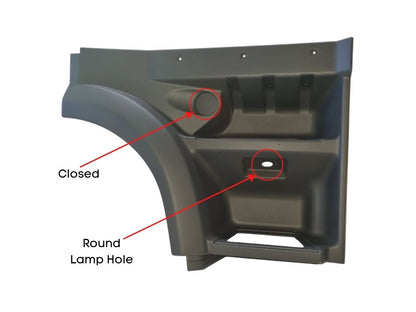 Step Panel R/H Right Hand  –  Upper  –  Round Step Lamp Hole  –  To Suit DAF 95XF (95-02) DAF XF95 (02-06)