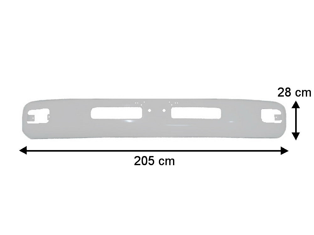 Front Bumper Bar  –  Narrow Cab  –  205cm X 28cm  –  To Suit Nissan UD LK / MK (07/95-11)