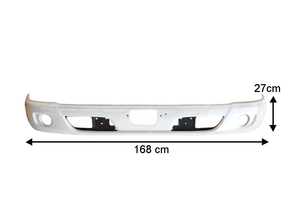 Front Bumper Bar  –  Plastic  –  Narrow Cab  –  To Suit Hino 300 Series / Dutro (10/11-On)