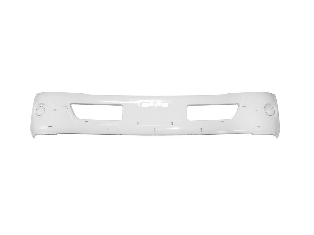 Front Bumper Bar  –  With Holes for Chrome Mould  –  Without Mould  –  Wide Cab  –  To Suit Hino 300 Series / Dutro (10/11-On)