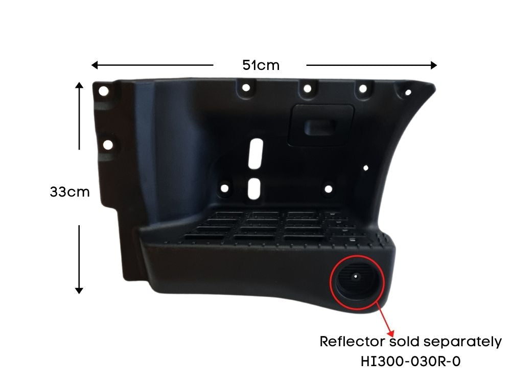 Step Panel L/H Left Hand  –  Wide Cab  –  To Suit Hino 300 Series / Dutro (10/11-On)