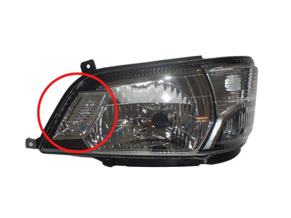 HeadLamp Head Light L/H Left Hand  –  Electric Adjust  –  Narrow Cab  –  To Suit Hino 300 Series / Dutro (05/17-05/19)