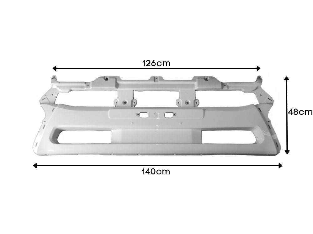 Front Bumper Bar Centre  –  High Bar  –  To Suit Hino 500 Series Euro 5 (17-On)