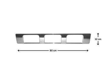 Front Bumper Bar Centre Garnish  –  Chrome  –  To Suit Hino 700 Series (04-18)