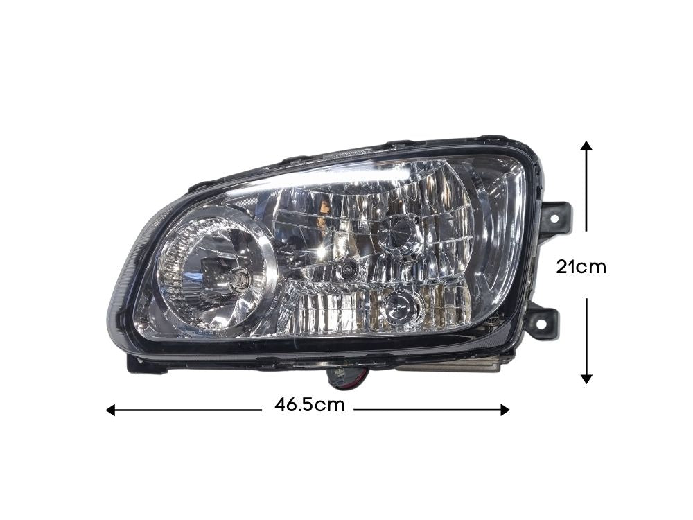 HeadLamp Head Light L/H Left Hand  –  HID With Power Pack  –  To Suit Hino 700 Series (04-18)