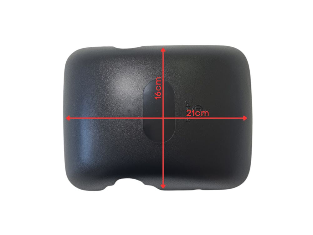 Spotter Mirror Head Rear Cover R/H Right Hand = L/H Left Hand  –  Small  –  To Suit Hino 700 Series (04-18)