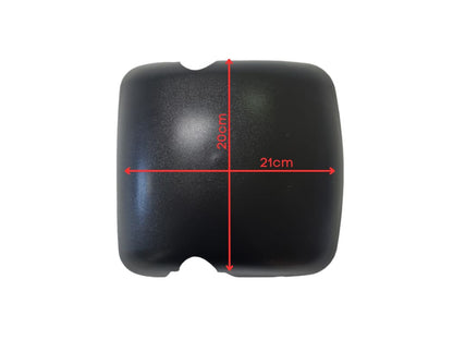 Spotter Mirror Head Rear Cover R/H Right Hand = L/H Left Hand  –  Large  –  To Suit Hino 700 Series (04-18)