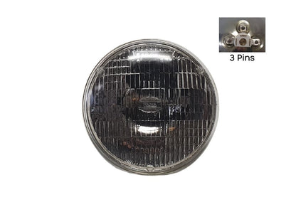 HeadLamp Head Light  –  Outer  –  Round  –  3 Pin  –  7 Inch  –  FD / To Suit Hino FF/To Suit Hino FG/GD (82-91)