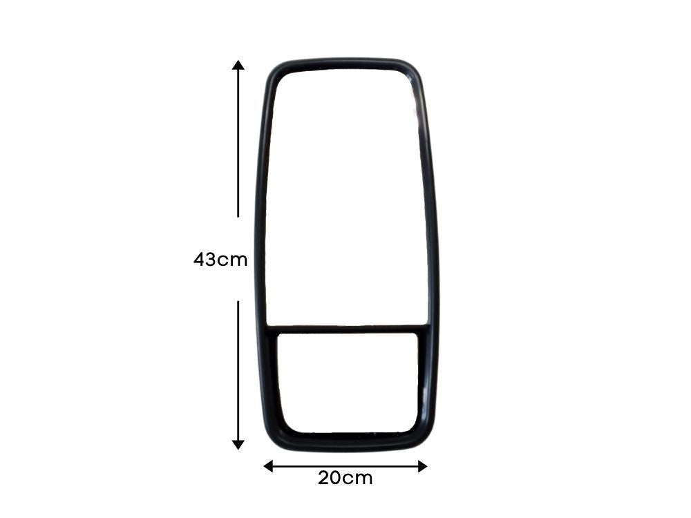 Mirror Head With Spotter Mirror L/H Left Hand  –  To Suit Hino Ranger (91-02)