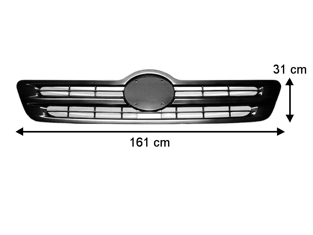 Grille  –  Wide Cab  –  To Suit Hino Ranger Pro (03-17)