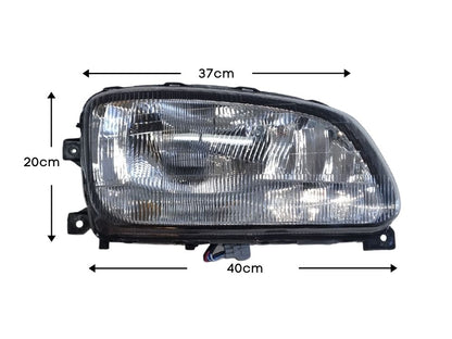 HeadLamp Head Light R/H Right Hand  –  With Fog  –  Manual Adjust  –  To Suit Hino Ranger Pro (03-17)