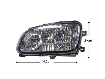 HeadLamp Head Light L/H Left Hand  –  HID  –  With Power Pack  –  Electric Adjust  –  To Suit Hino Ranger Pro (03-17)