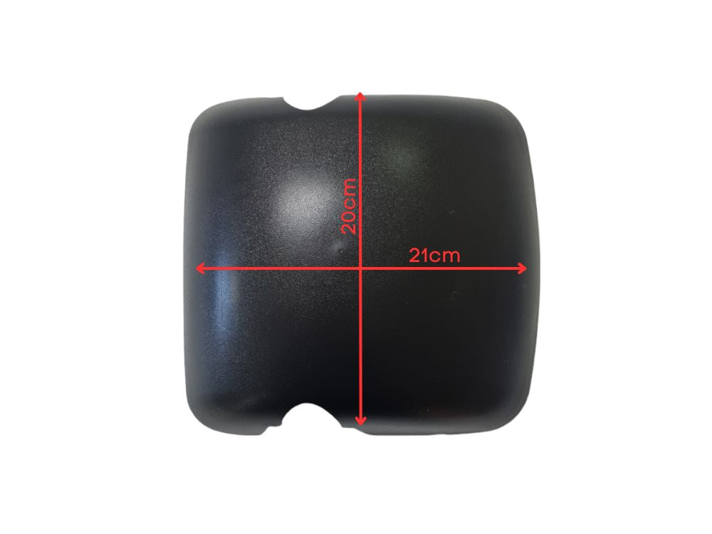 Spotter Mirror Head Rear Cover R/H Right Hand = L/H Left Hand  –  Large  –  To Suit Hino Ranger Pro (08-17)