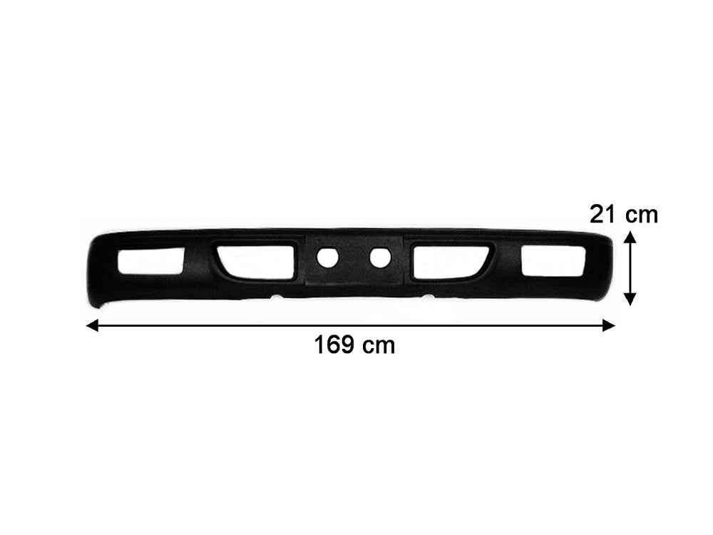 Front Bumper Bar  –  With Fog Lamp Holes  –  Narrow Cab  –  To Suit Isuzu N Series (94-07/05)