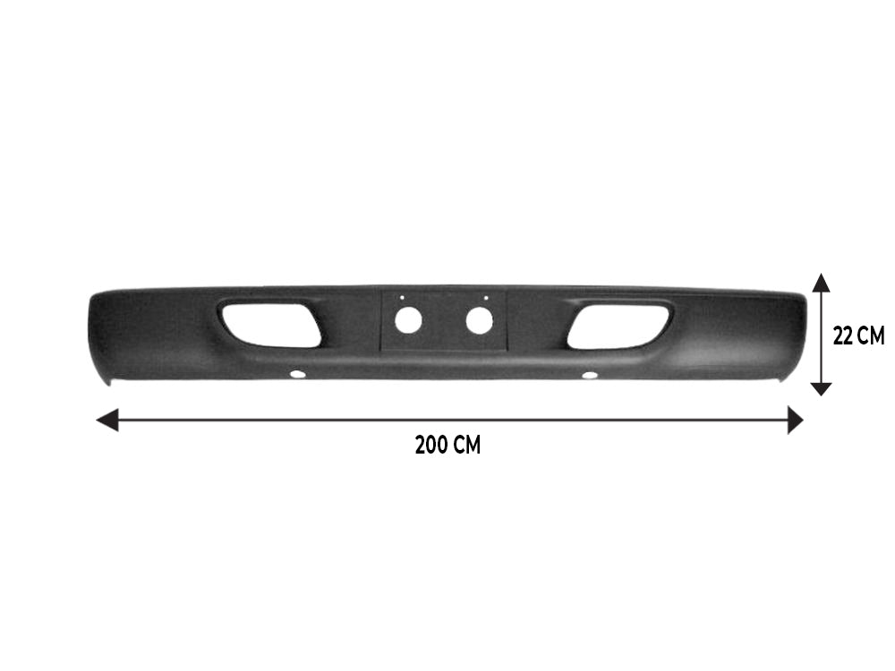 Front Bumper Bar  –  Wide Cab  –  NPR / NQR / NPS  –  To Suit Isuzu N Series (12/04-08)