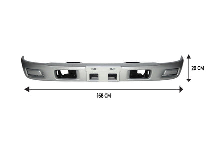 Front Bumper Bar  –  Without Fog Lamp Holes  –  Narrow Cab  –  NLR / NLS/ NMR  –  To Suit Isuzu N Series (08-On)