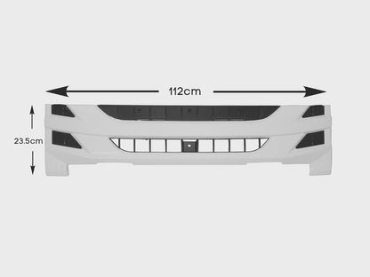 Grille  –  White  –  Narrow Cab  –  NLR / NLS/ NMR  –  To Suit Isuzu N Series (06/15-On)