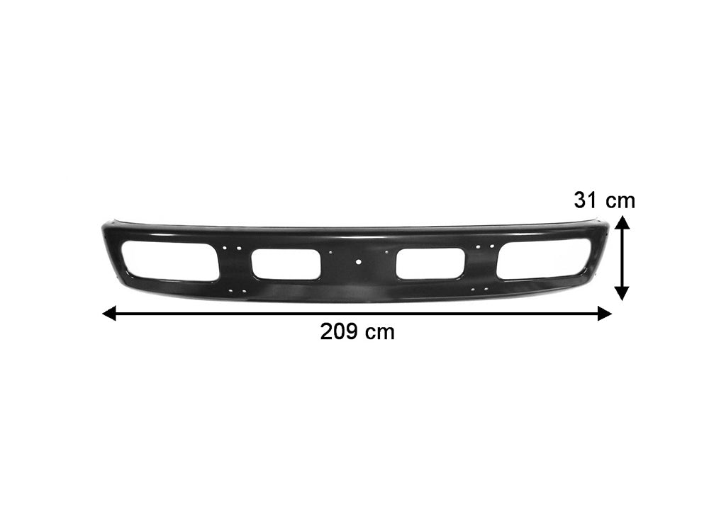 Front Bumper Bar  –  With HeadLamp Head Light in Bar  –  FRR/FSR/FTS  –  To Suit Isuzu F Series (96-07)