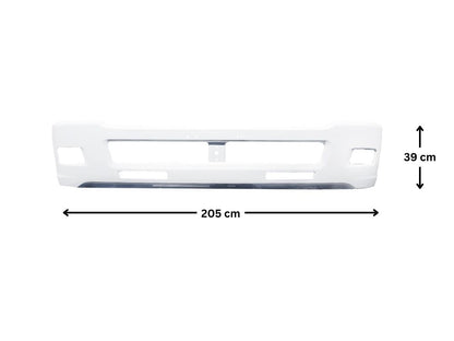 Front Bumper Bar  –  Painted White  –  FR / FS / FT / FSS 4X4  –  To Suit Isuzu F Series (12/07-On)