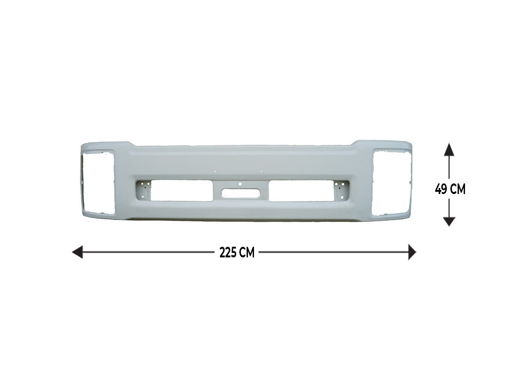 Front Bumper Bar  –  Painted White  –  FT / FV / FX / FTS 4X4  –  To Suit Isuzu F Series (08-On)