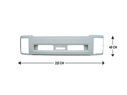 Front Bumper Bar  –  Painted White  –  FT / FV / FX / FTS 4X4  –  To Suit Isuzu F Series (08-On)