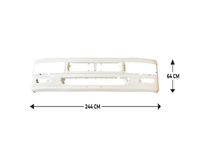 Front Bumper Bar  –  With Flasher Lamp Holes  –  Without Lower Fog Lamp Holes  –  To Suit Isuzu CX / EX - Giga(94-12/07)