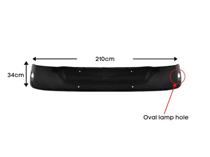 Sunvisor  –  With Oval Lamp Holes  –  To Suit Iveco Eurocargo ML120 / ML160 / ML180 (16-On)