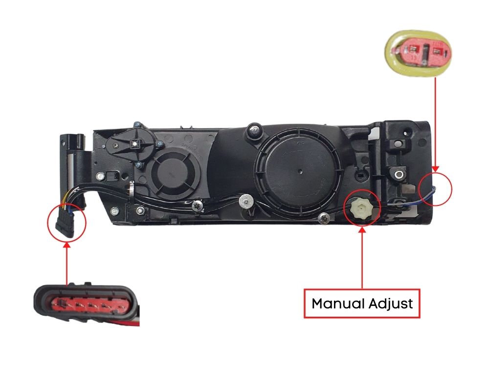 HeadLamp Head Light R/H Right Hand  –  Manual Adjust  –  To Suit Iveco Eurostar 440 (92-04)