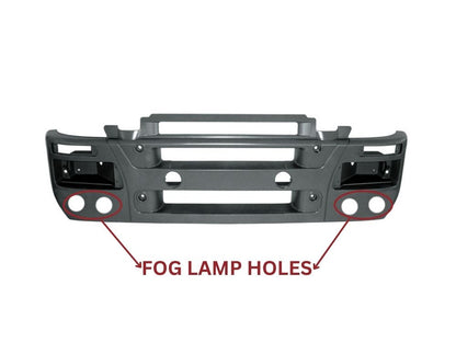 Front Bumper Bar  –  With Fog Lamp Holes  –  Without Moulds  –  Iveco Stralis AT/AD (01-07)