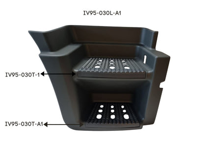 Step Panel R/H Right Hand  –  Twin Step  –  Lower  –  Dark Grey  –  To Suit Iveco Stralis AT / AD / AS (01-07)