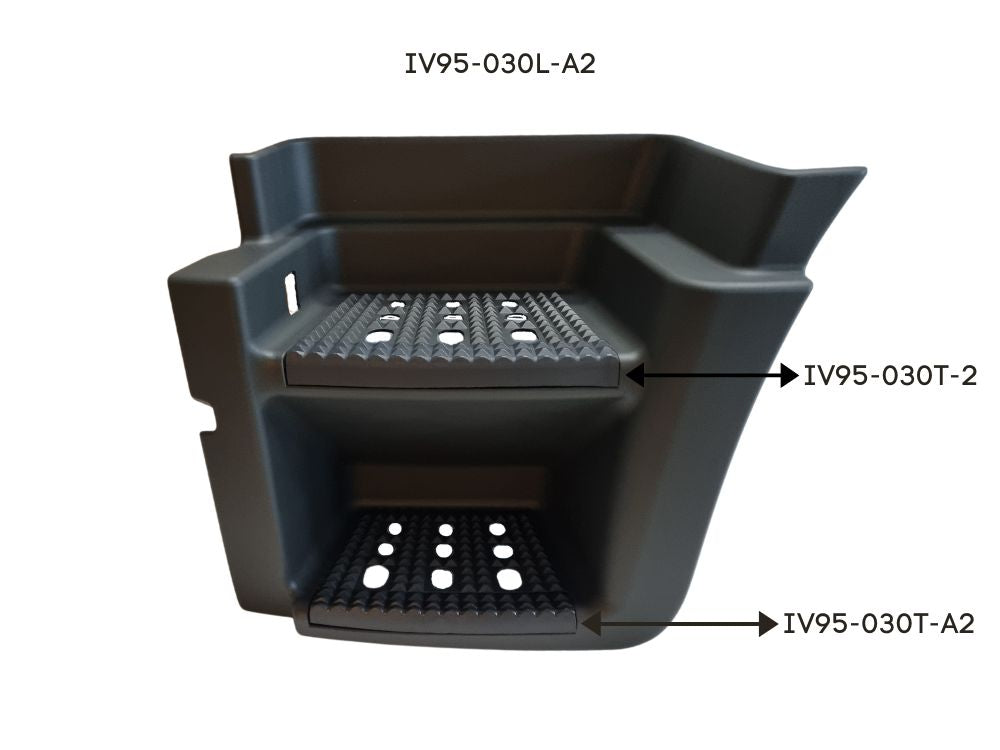 Step Panel L/H Left Hand  –  Twin Step  –  Lower  –  Dark Grey  –  To Suit Iveco Stralis AT / AD / AS (01-07)