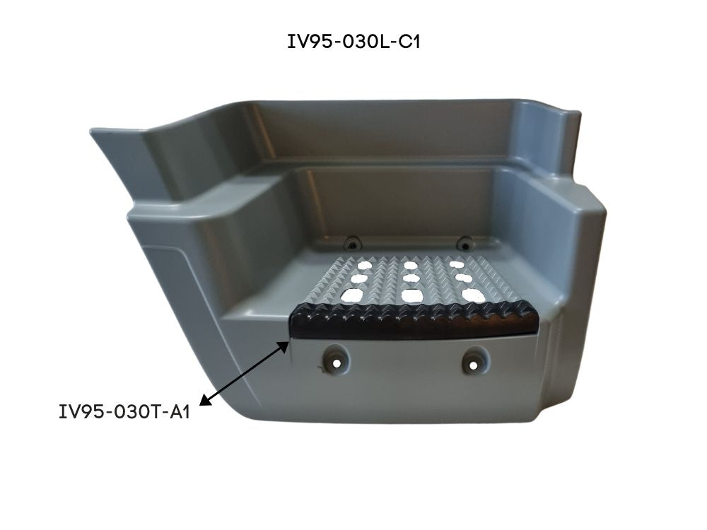 Step Panel R/H Right Hand  –  Single Step  –  Lower  –  Light Grey  –  To Suit Iveco Stralis AT / AD / AS (01-07)