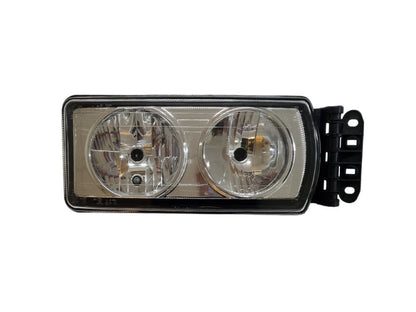 HeadLamp Head Light R/H Right Hand  –  Manual Adjust  –  With Chrome Lens  –  To Suit Iveco Eurocargo 75 / 120 / 130 / 180 (09-16)