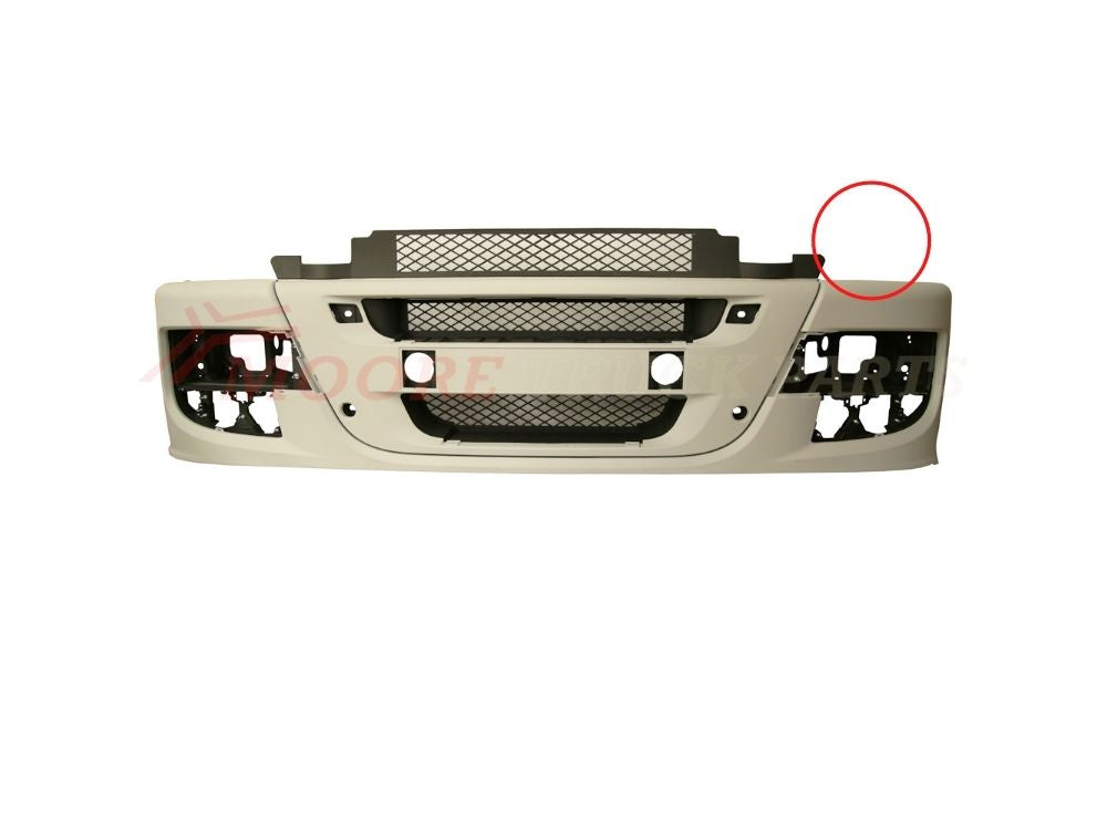 Front Bumper Bar  –  With White Upper Corners  –  Iveco Stralis AS (07-13)