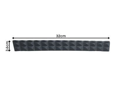 Step Element L/H Left Hand  –  Lower  –  Plastic  –  Dark Grey  –  To Suit Iveco Stralis AT / AD / AS (07-13)