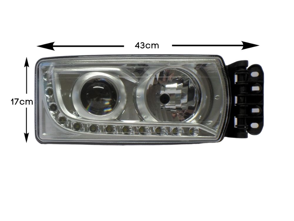 HeadLamp Head Light R/H Right Hand  –  With Daytime running lights  –  To Suit Iveco Stralis AT / AD / AS (13-On)