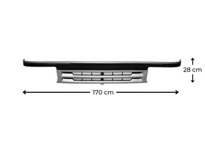 Grille  –  Narrow Cab  –  Black& Silver  –  FE3/FB (91-95)