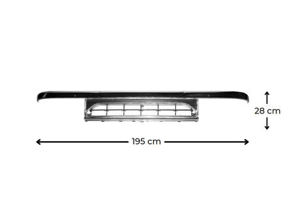 Grille  –  Chrome  –  Wide Cab  –  To Suit Mitsubishi Canter FE6 (95-01)