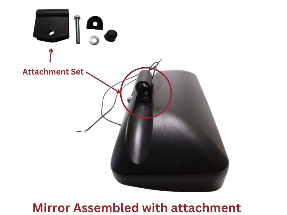 Mirror Head L/H Left Hand  –  With Spotter  –  With Heat  –  To Suit Mitsubishi Canter FE7 / FE8 (05-11)