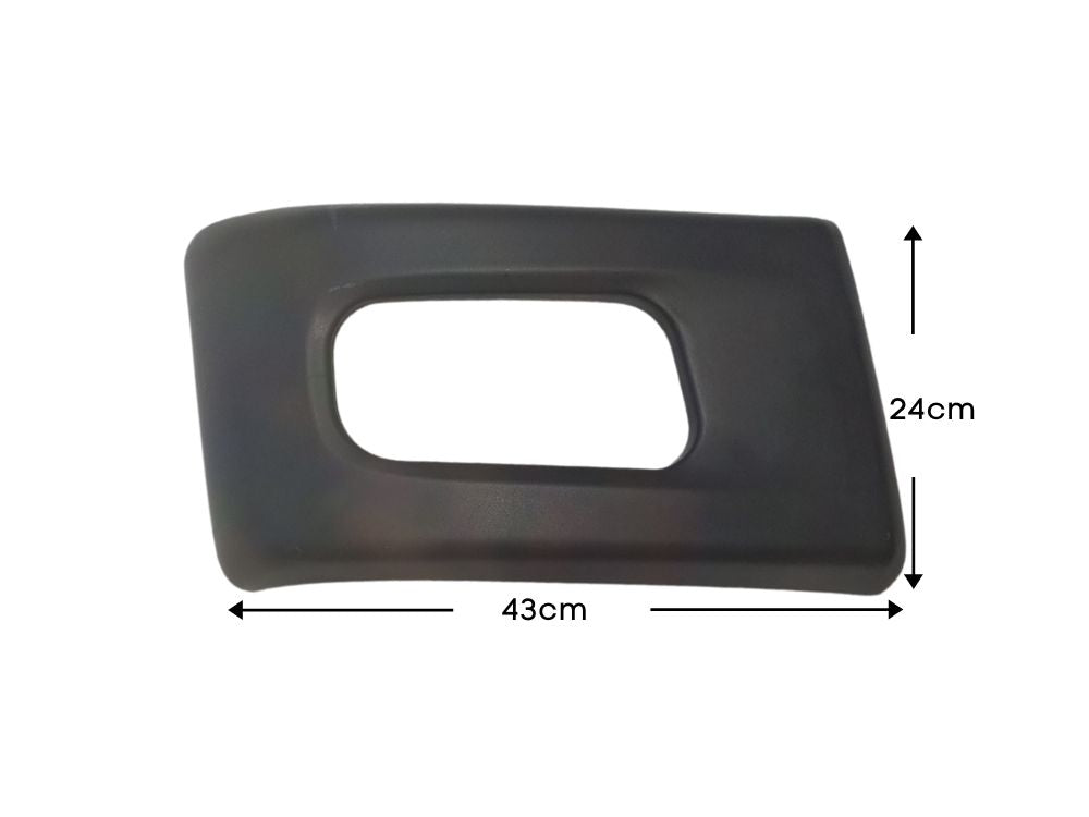 Front Bumper Bar End R/H Right Hand  –  Narrow Cab  –  With Fog Lamp Holes  –  To Suit Mitsubishi Canter FEA (11-On)