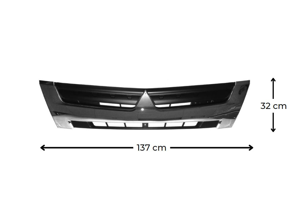 Grille  –  Chrome  –  Wide Cab  –  FEB / FEC / To Suit Hino FG (11-On)