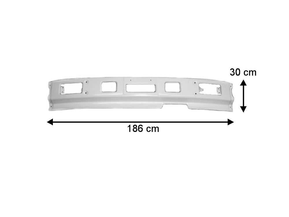 Front Bumper Bar  –  With Fog Lamp Holes  –  To Suit Mitsubishi Fighter FK4 / FM5 (86-96)