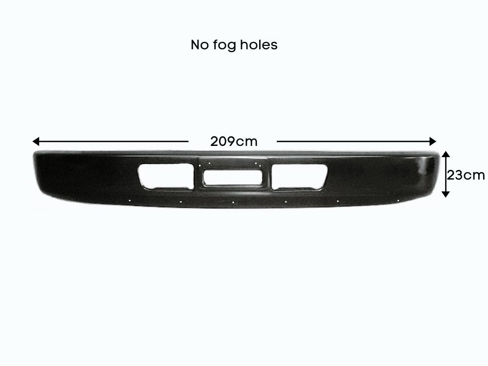 Front Bumper Bar  –  Without Fog Lamp Holes  –  To Suit Mitsubishi Fighter FK / FM / FN (96-08)